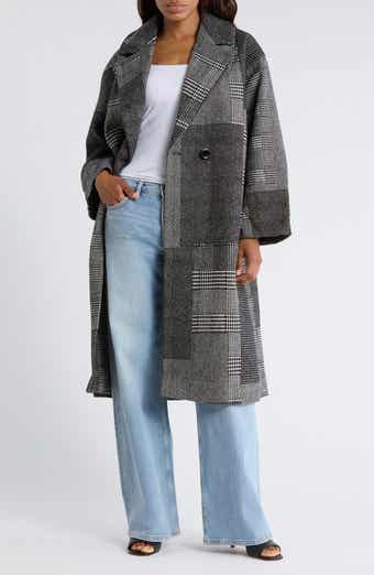 Desigual Patchwork Double Breasted Overcoat