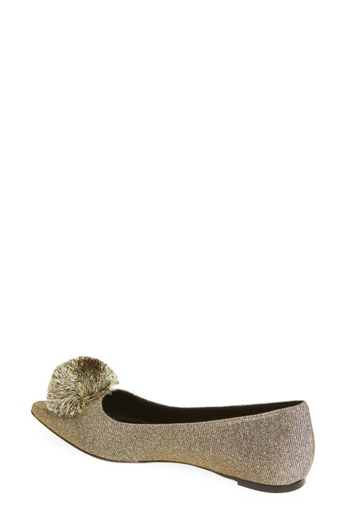 Kate Spade New York Amour Pompom Flat In Neutral