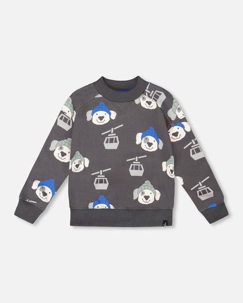 Fleece Pullover Sweatshirt Dog (Toddler & Little Kid)