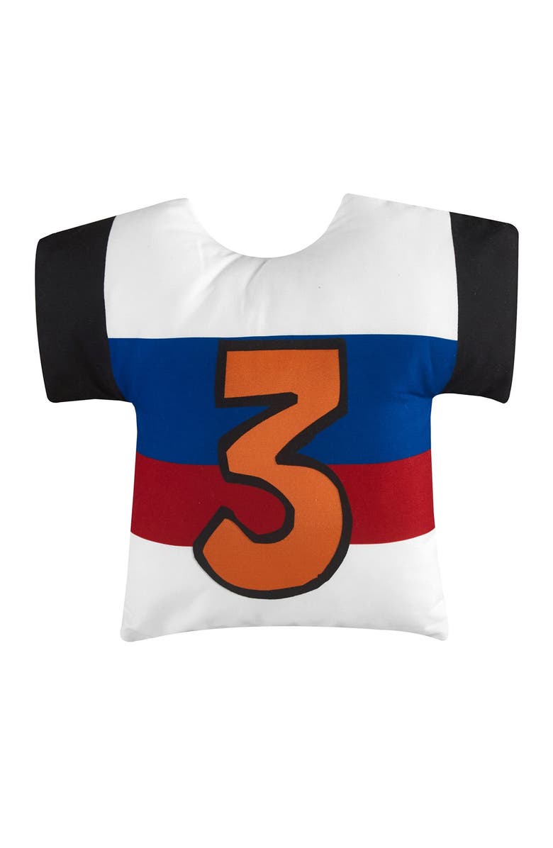 CHIC Twin Canival Camp Printed Stitched Patchwork Athletic Comforter Set - Blue, Alternate, color, 