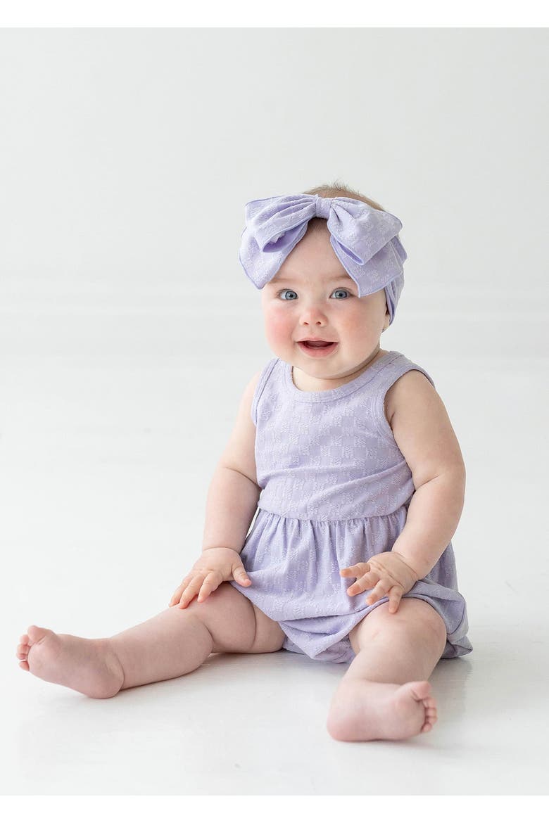 Malibu Baby Romper, Alternate, color, Purple
