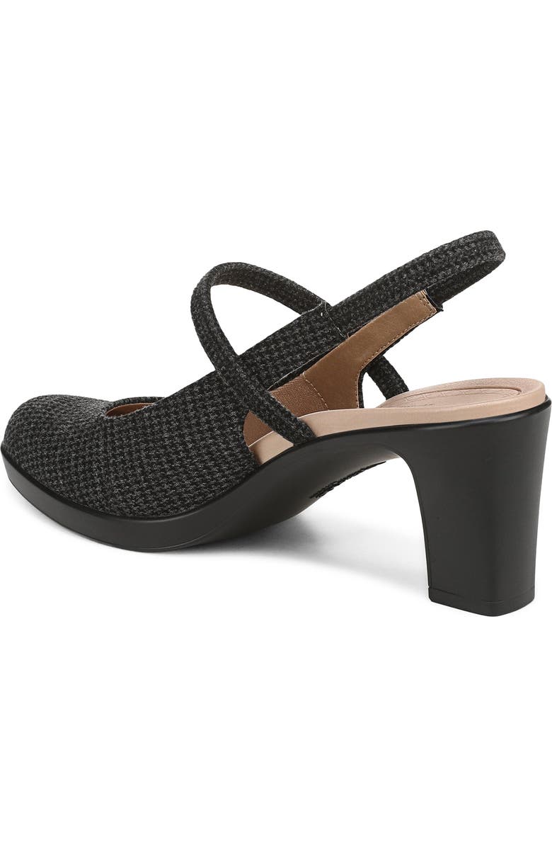 LifeStride Evoke Slingback Mary Jane Platform Pump, Alternate, color, Black Grey
