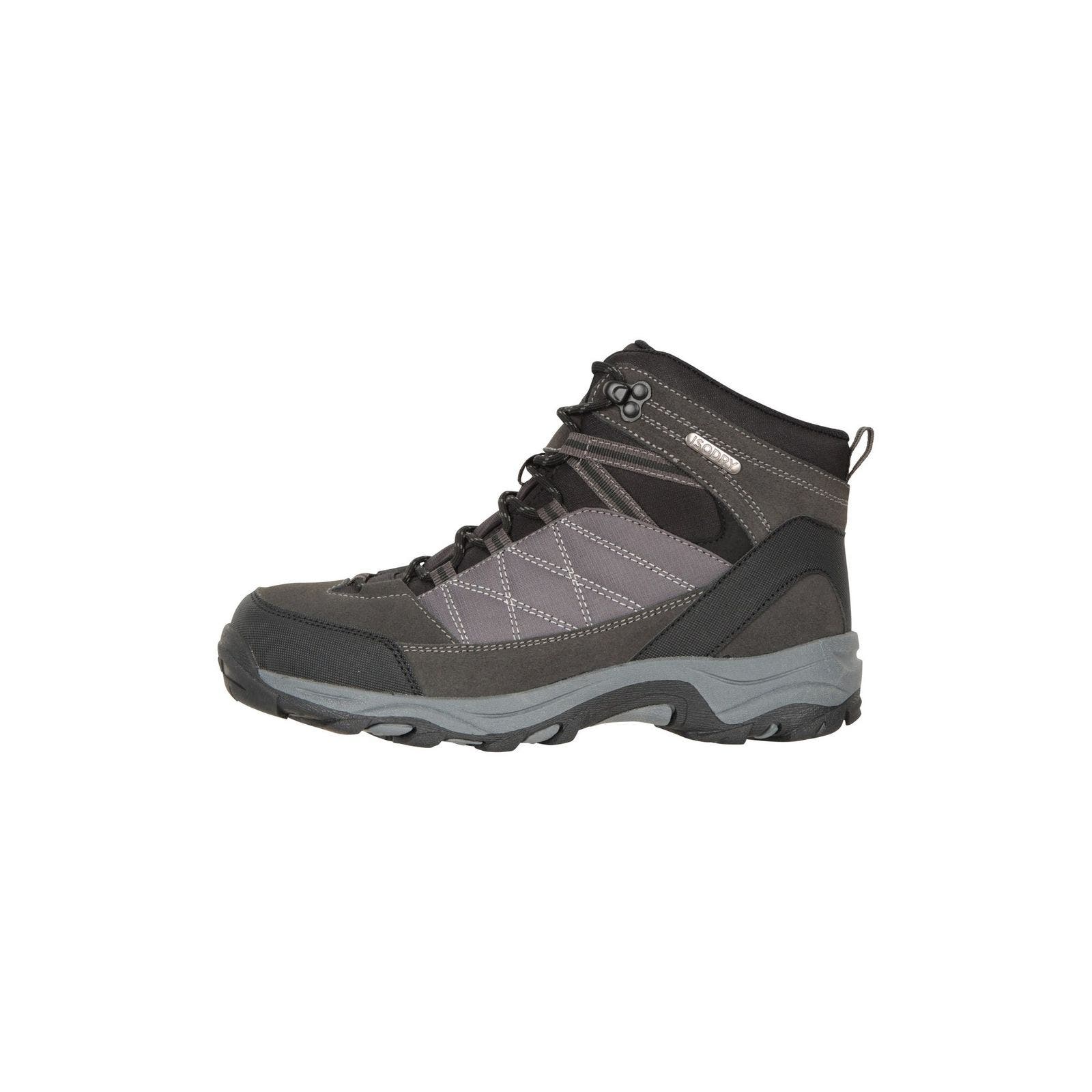 Rapid Suede Waterproof Walking Boots, Alternate, color, Black