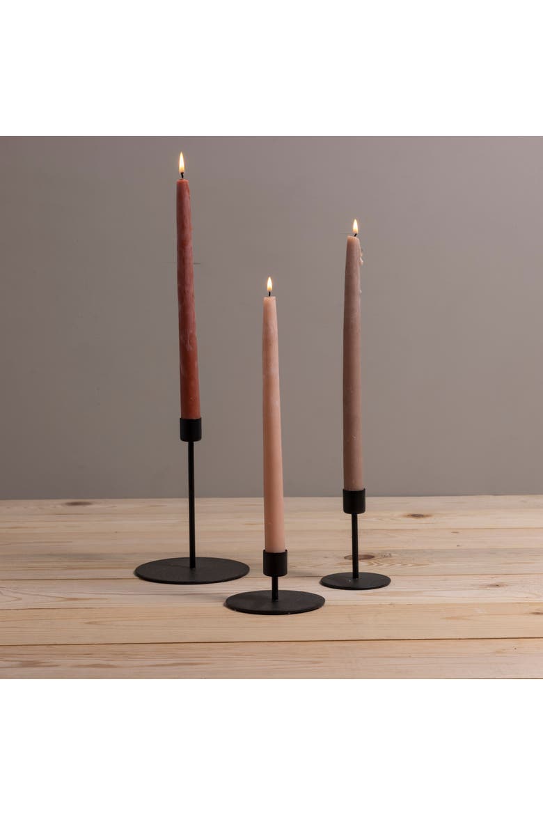 Kent Black Taper Candle Holder, Alternate, color, Tall