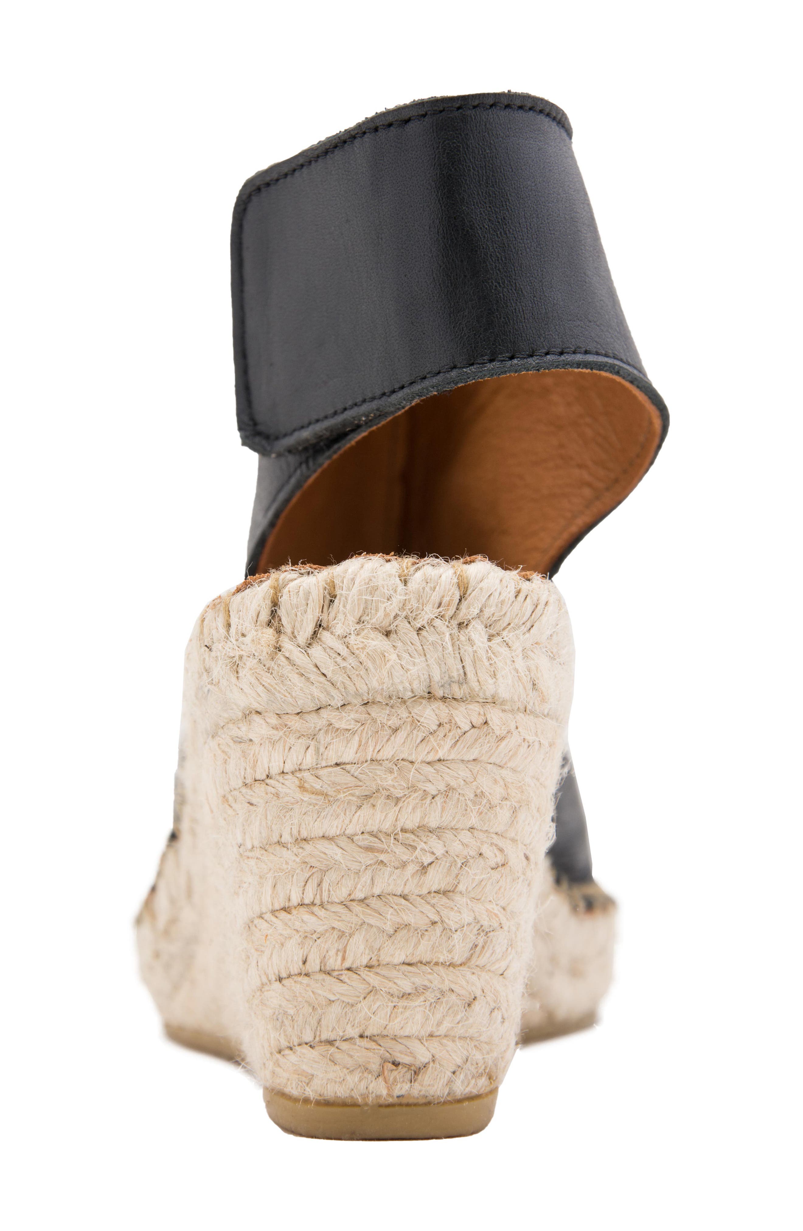 André Assous Flora Espadrille Wedge Shield Sandal, Alternate, color, 