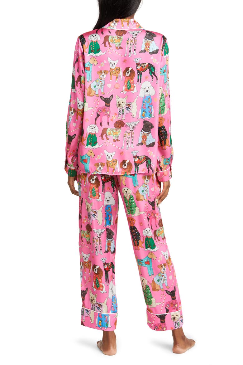 Christmas Sweater Dogs Pajamas, Alternate, color, PINK