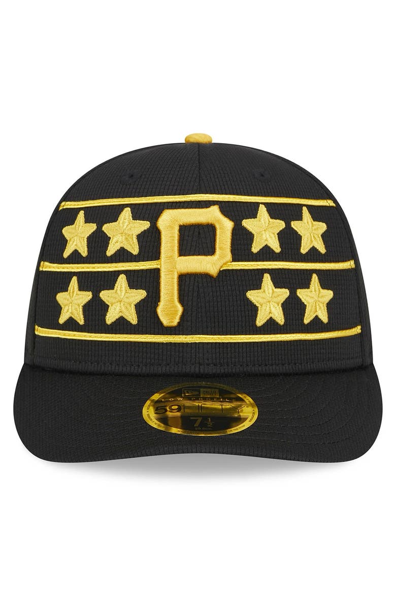 New Era Men's New Era Black Pittsburgh Pirates 2024 Batting Practice Low Profile 59FIFTY Fitted Hat, Alternate, color, Black