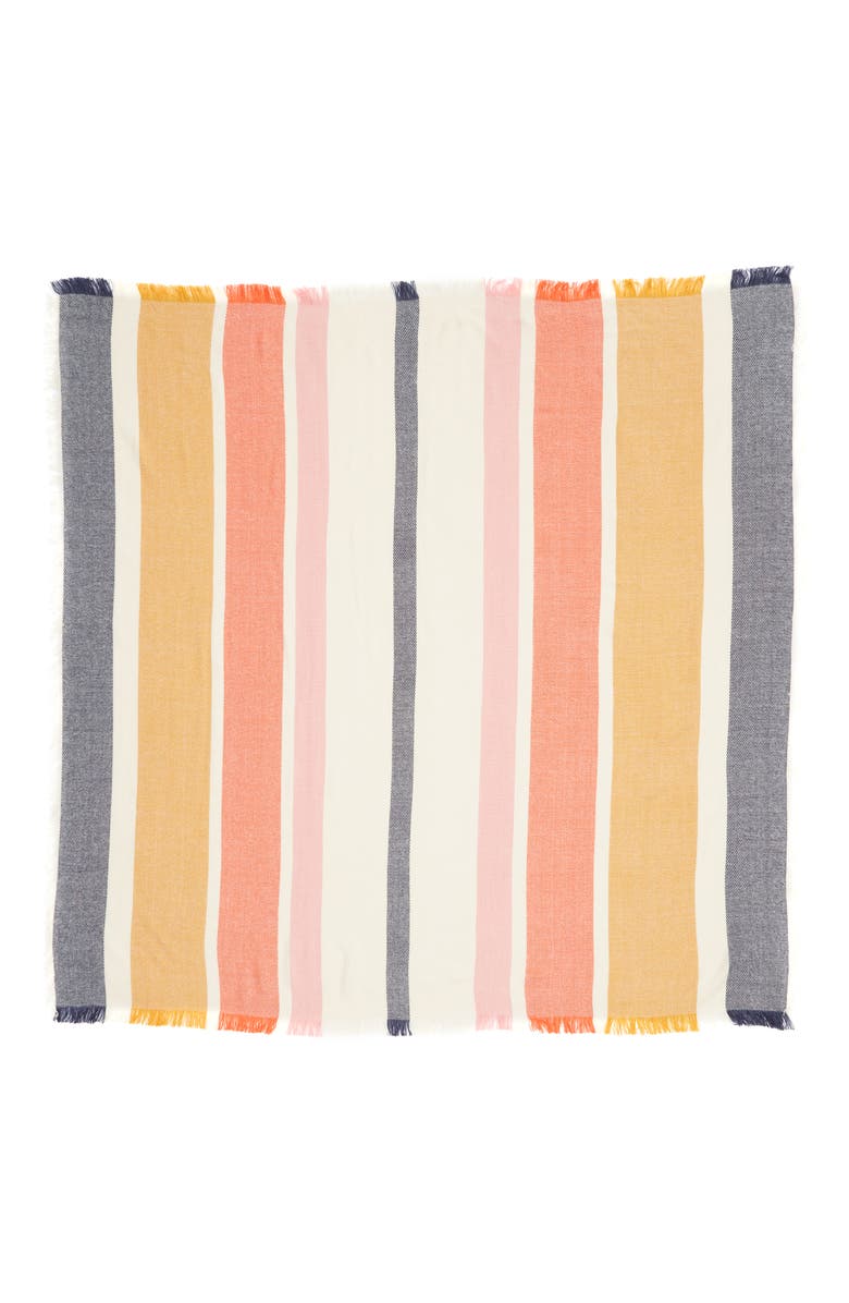 Madewell Stripe Blanket Scarf, Alternate, color, 