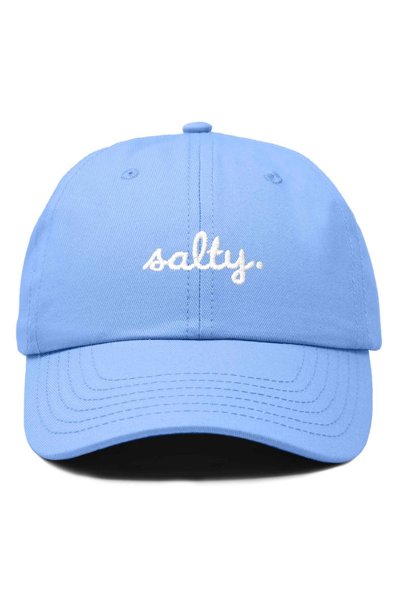 Salty Embroidered Everyday Hat, Main, color, Light Blue