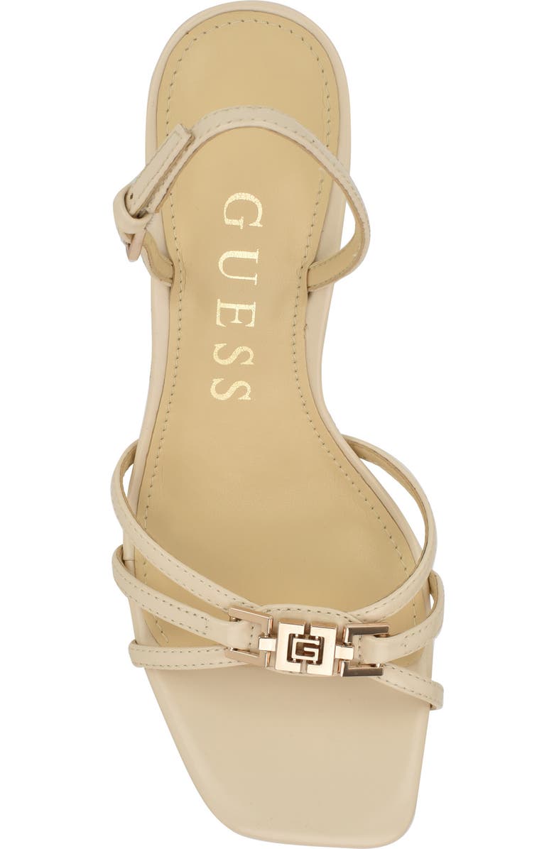 GUESS Twilla Slingback Sandal, Alternate, color, Ivory