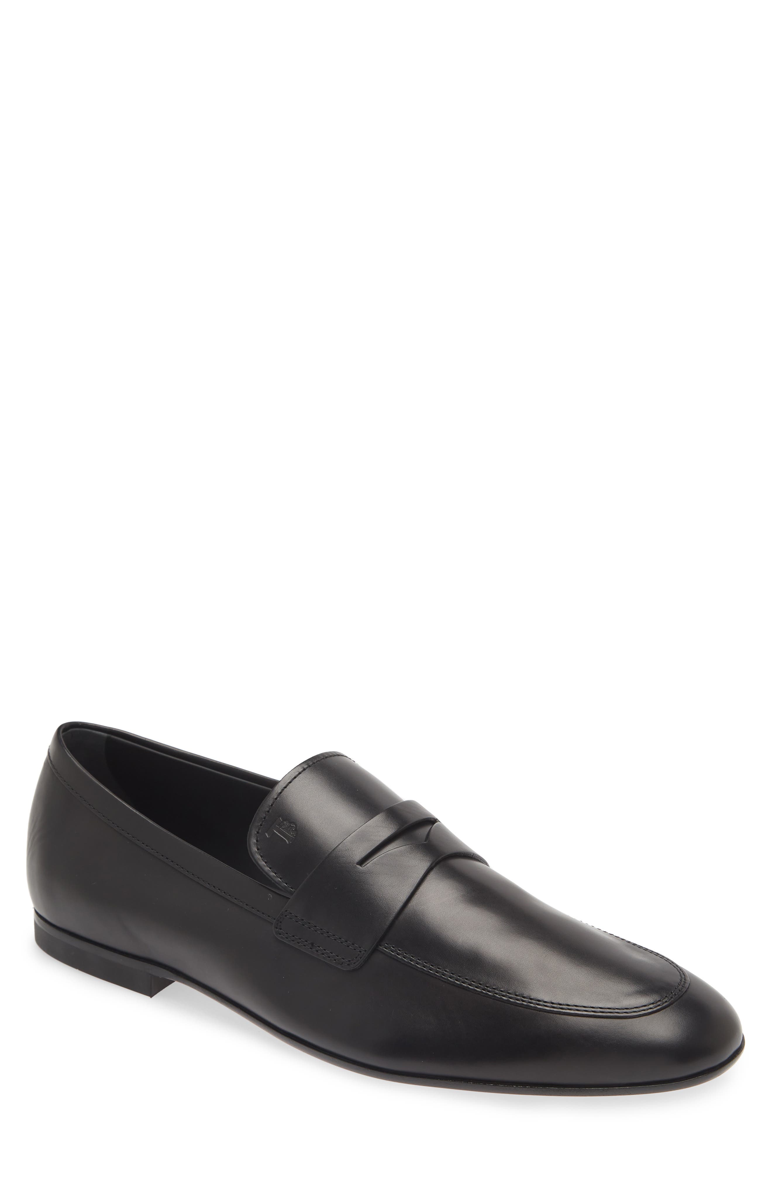 Tod's Apron Toe Loafer, Main, color, Nero