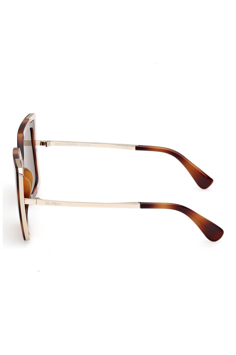 Square Sunglasses, Alternate, color, DARK HAVANA / BROWN