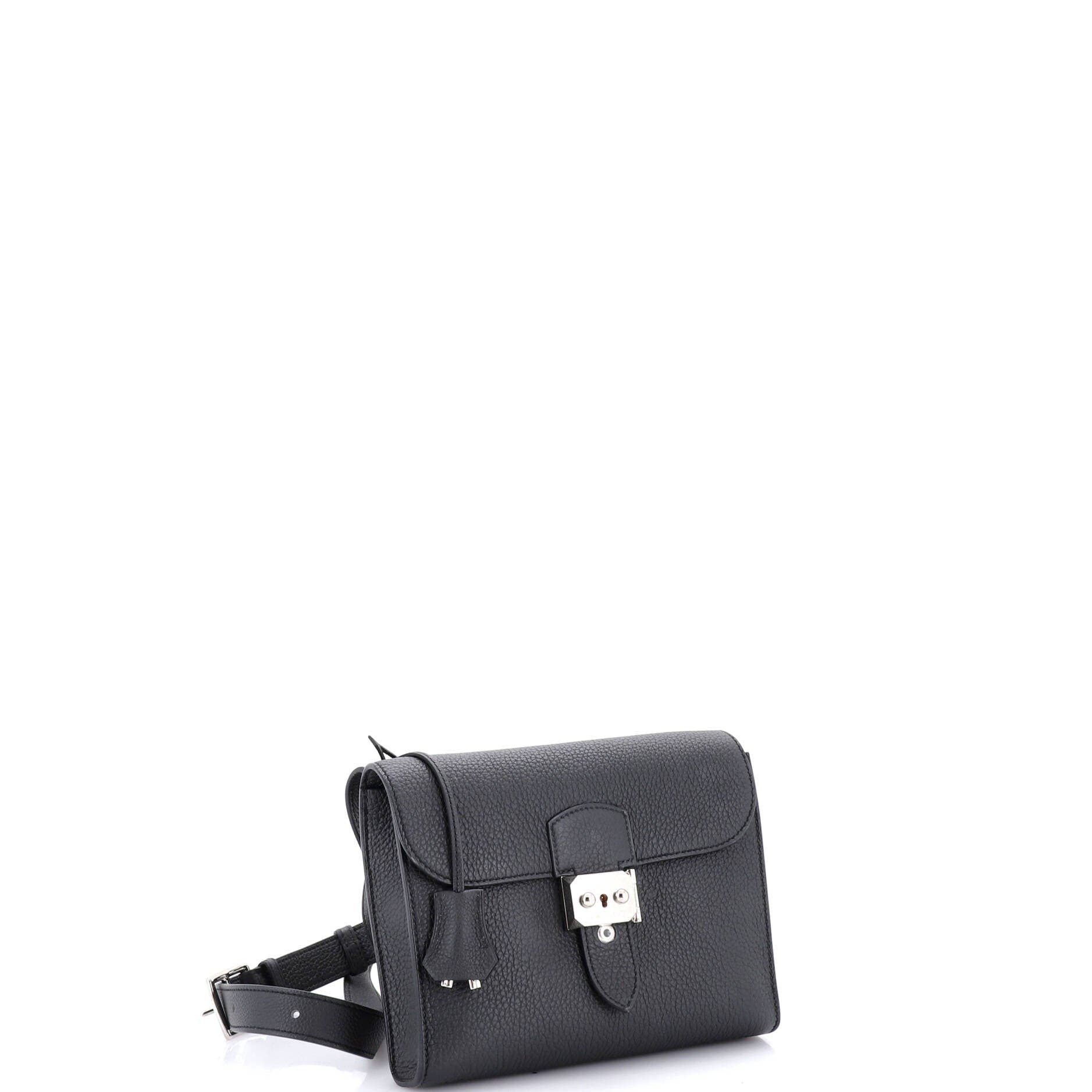 Pre-Owned Hermes Sac a Depeches Messenger Bag Togo 21, Alternate, color, Plomb