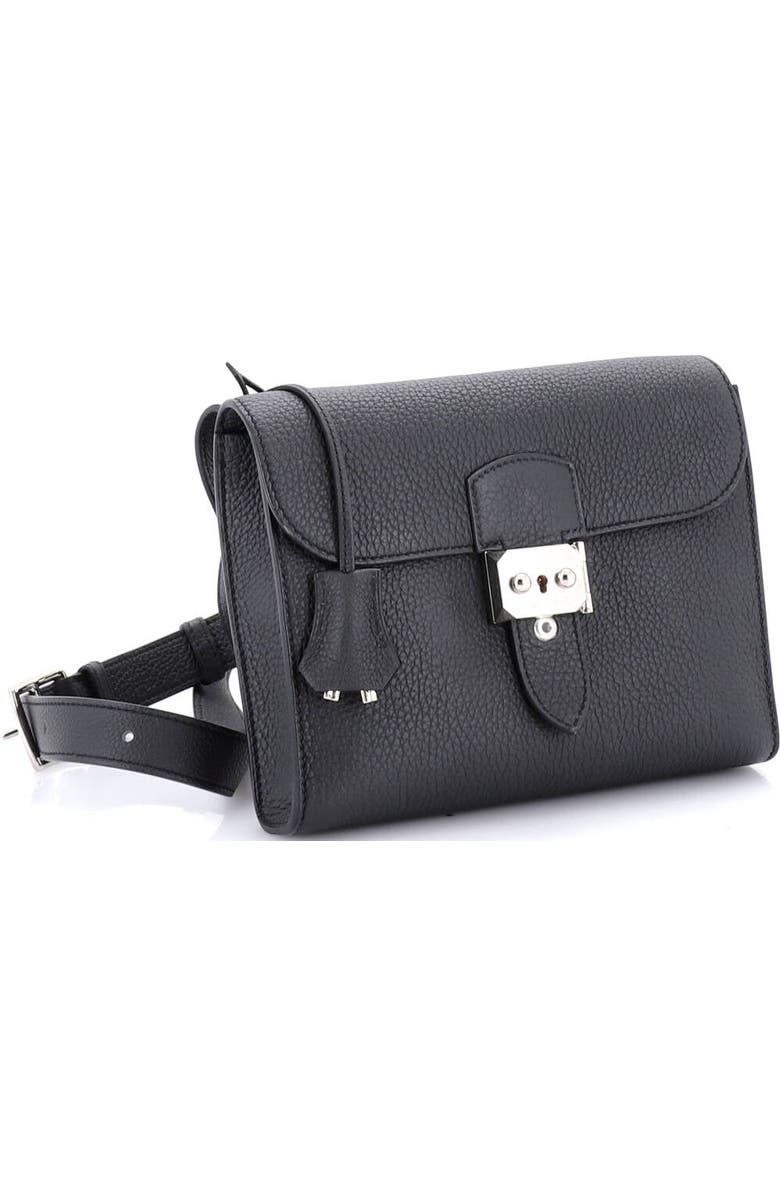 Pre-Owned Hermes Sac a Depeches Messenger Bag Togo 21, Alternate, color, Plomb