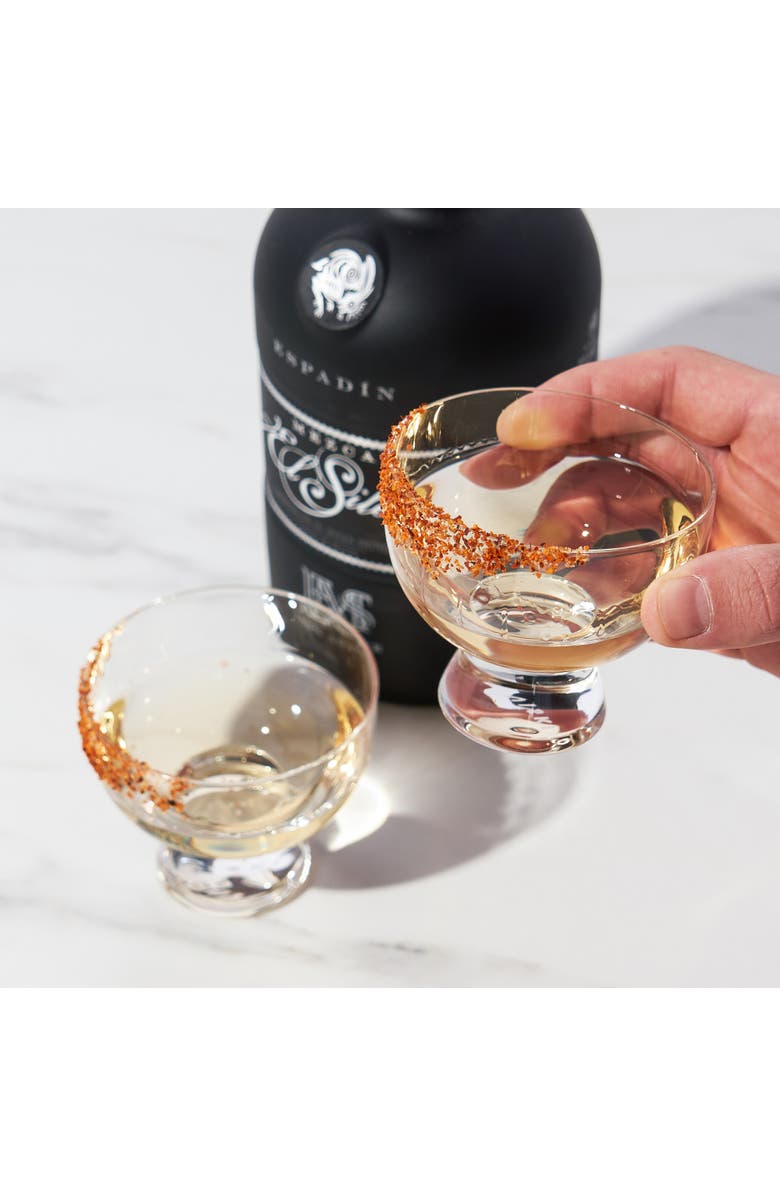 Viski Crystal Mezcal Glasses Set of 2, Alternate, color, Clear