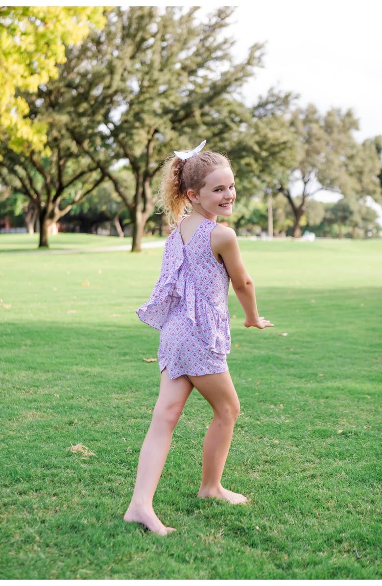 Lila and Hayes Poppy Girls' Short Set, Alternate, color,