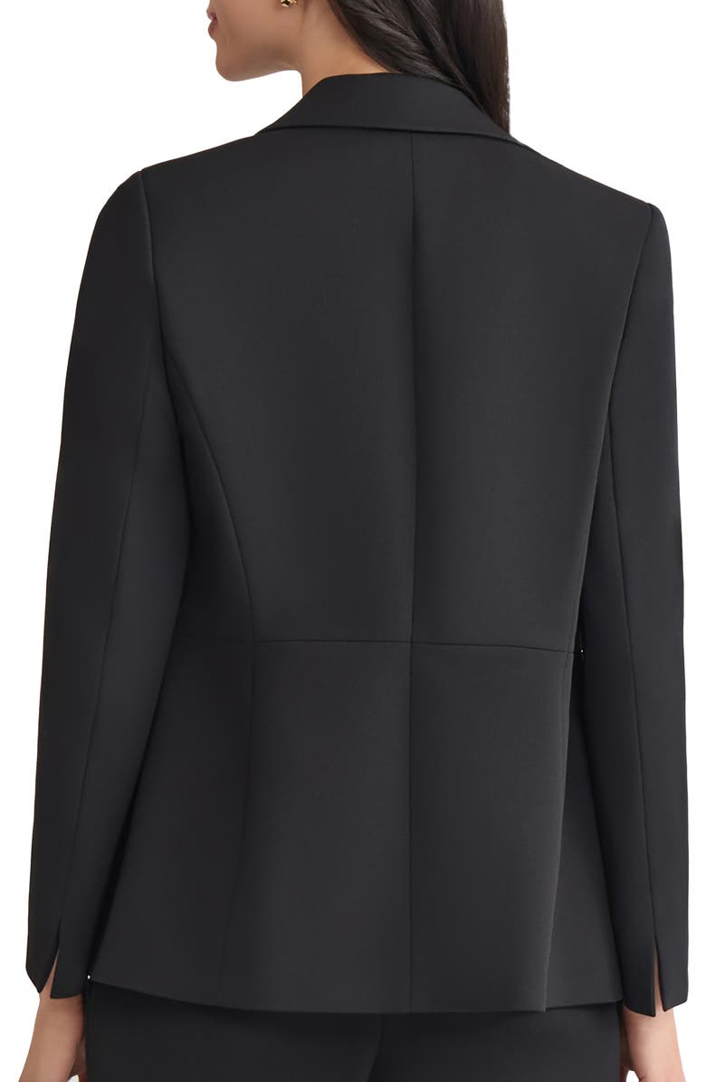 KASPER Peplum Blazer, Alternate, color, Black