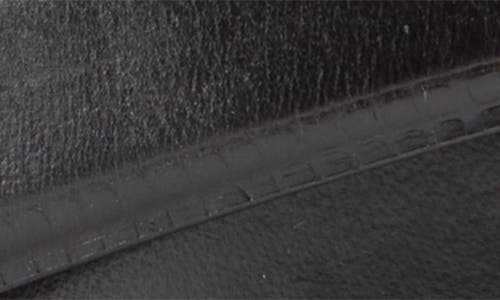 Johnston & Murphy Edge Embossed Leather Belt In Black