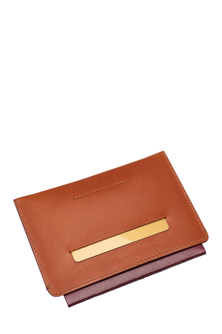 Easton Passport Holder, Alternate, color, Cognac