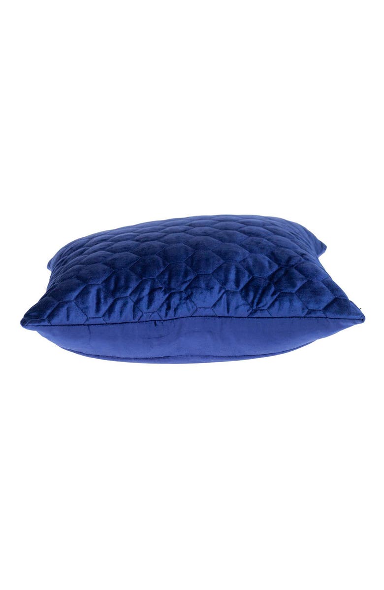 PARKLAND COLLECTION Bazyli Quilted Throw Pillow, Alternate, color, Blue