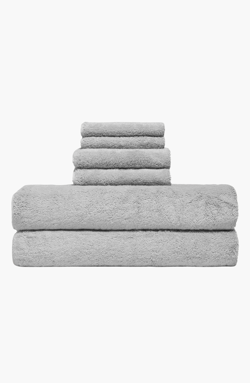 Italic Ultraplush Australian Cotton Luxe Towel Set In Gray
