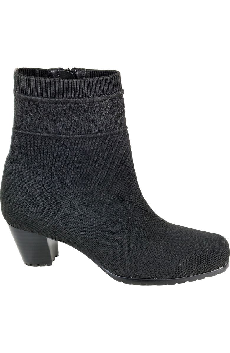 David Tate Kalista Water Resistant Knit Bootie, Alternate, color, Black