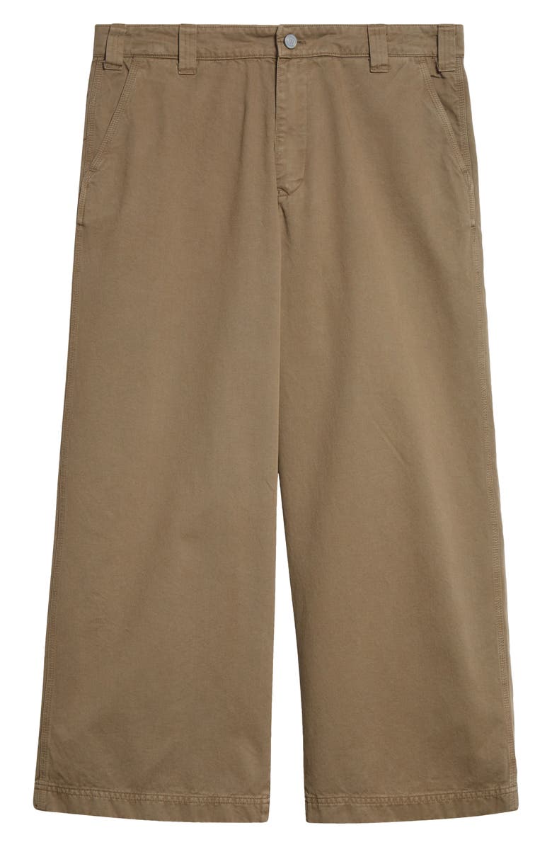ERL Gender Inclusive Crop Chinos, Alternate, color, Taupe