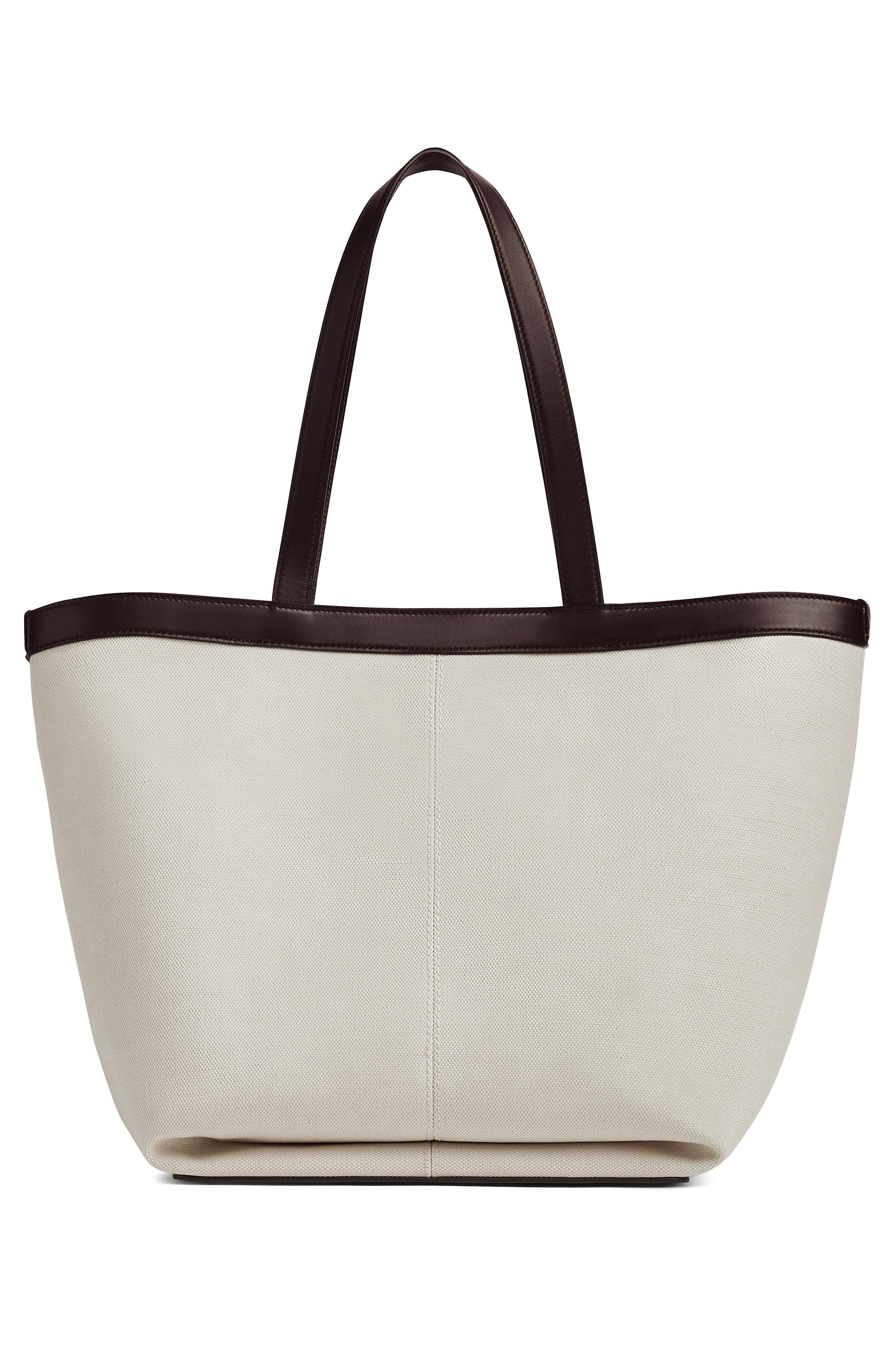 Bottega Veneta Flip Pouch Canvas Tote, Alternate, color, 