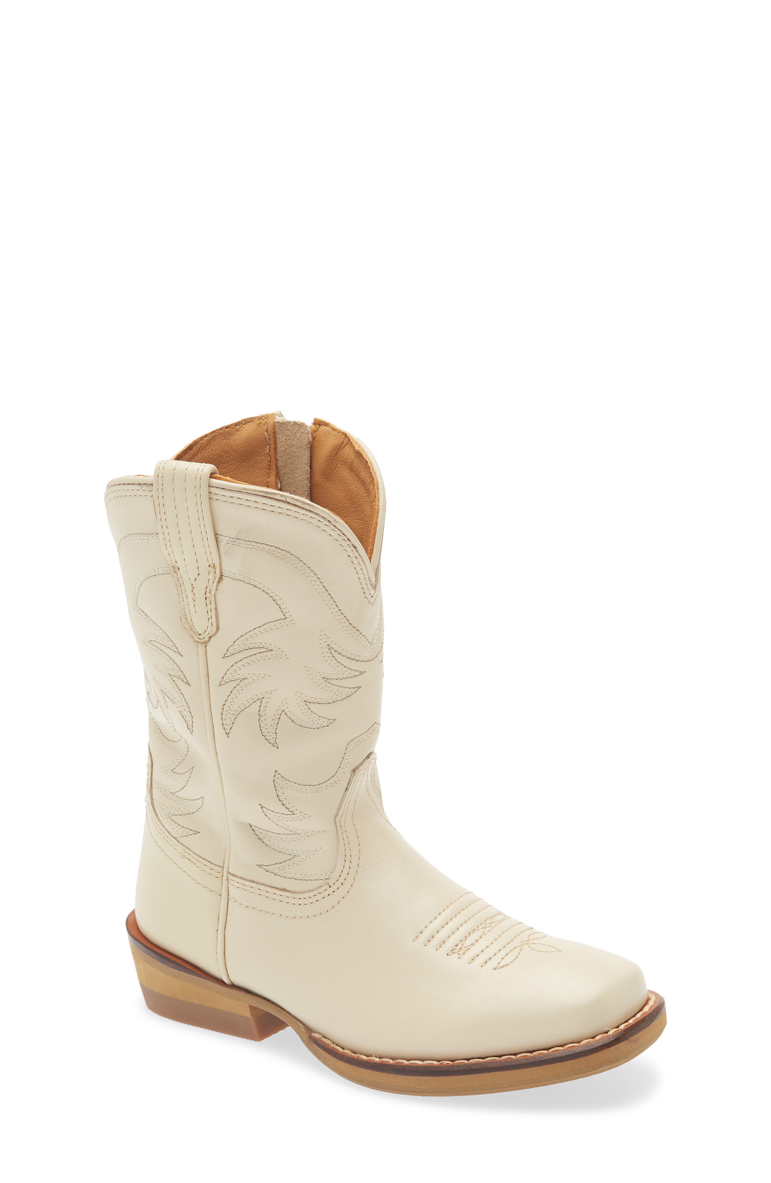 Tecovas Kids' The Annie Western Boot, Main, color, Bone