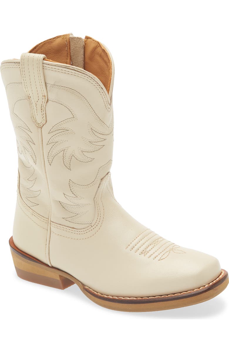Tecovas Kids' The Annie Western Boot, Main, color, Bone