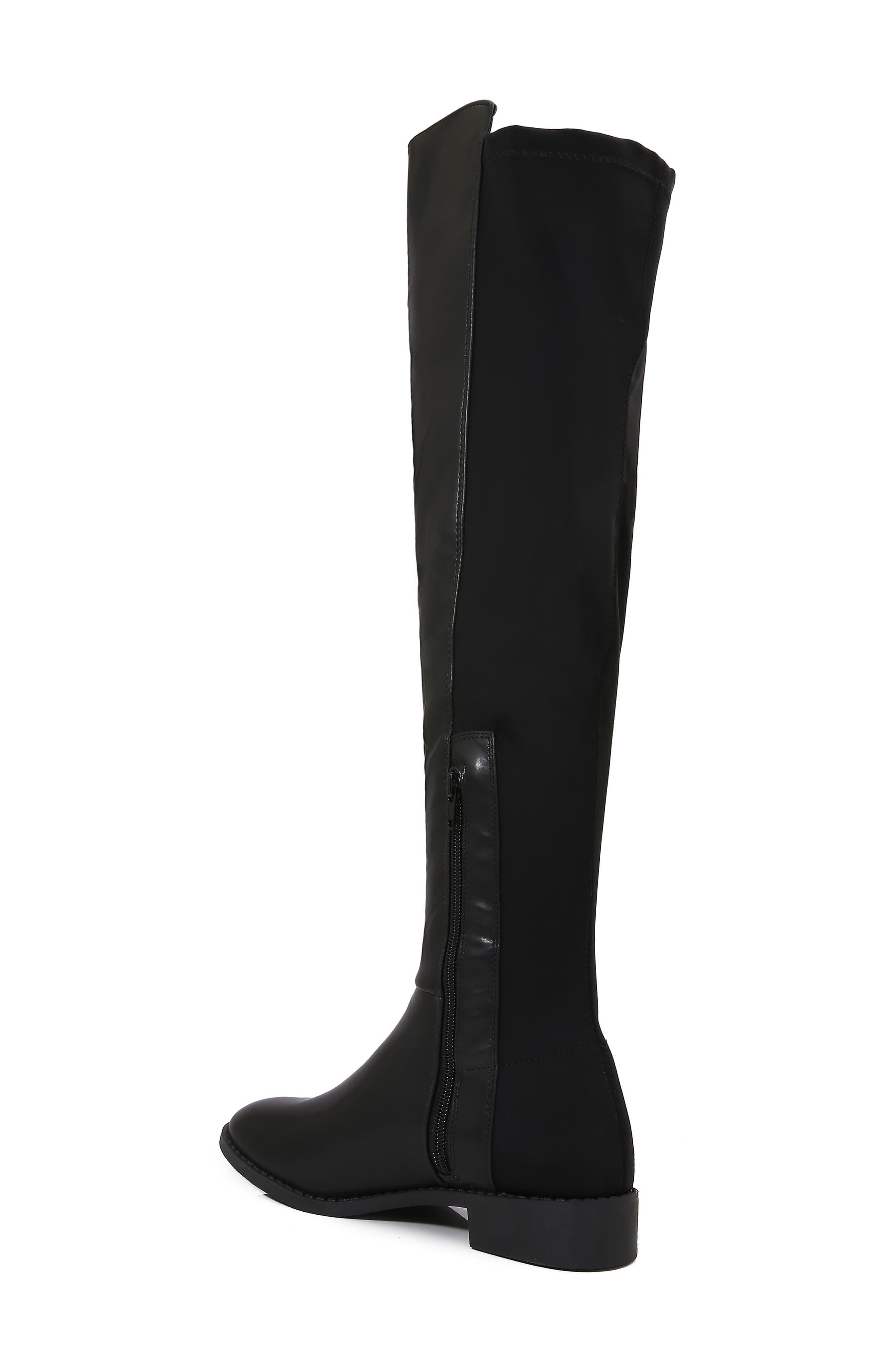 BERNESS Astrid Over the Knee Boot, Alternate, color, Astrid-Black Leather