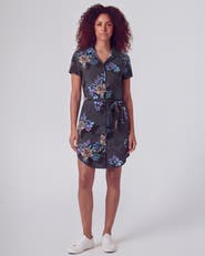 Lords of Harlech Exotic Floral Womens Shirt Dress