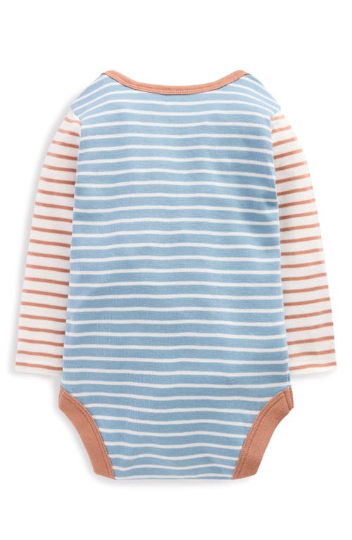 Mini Boden 5-pack Assorted Long Sleeve Cotton Bodysuits In Multi
