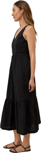 Canopy Linen Easy Tank Dress Made with Organic Cotton