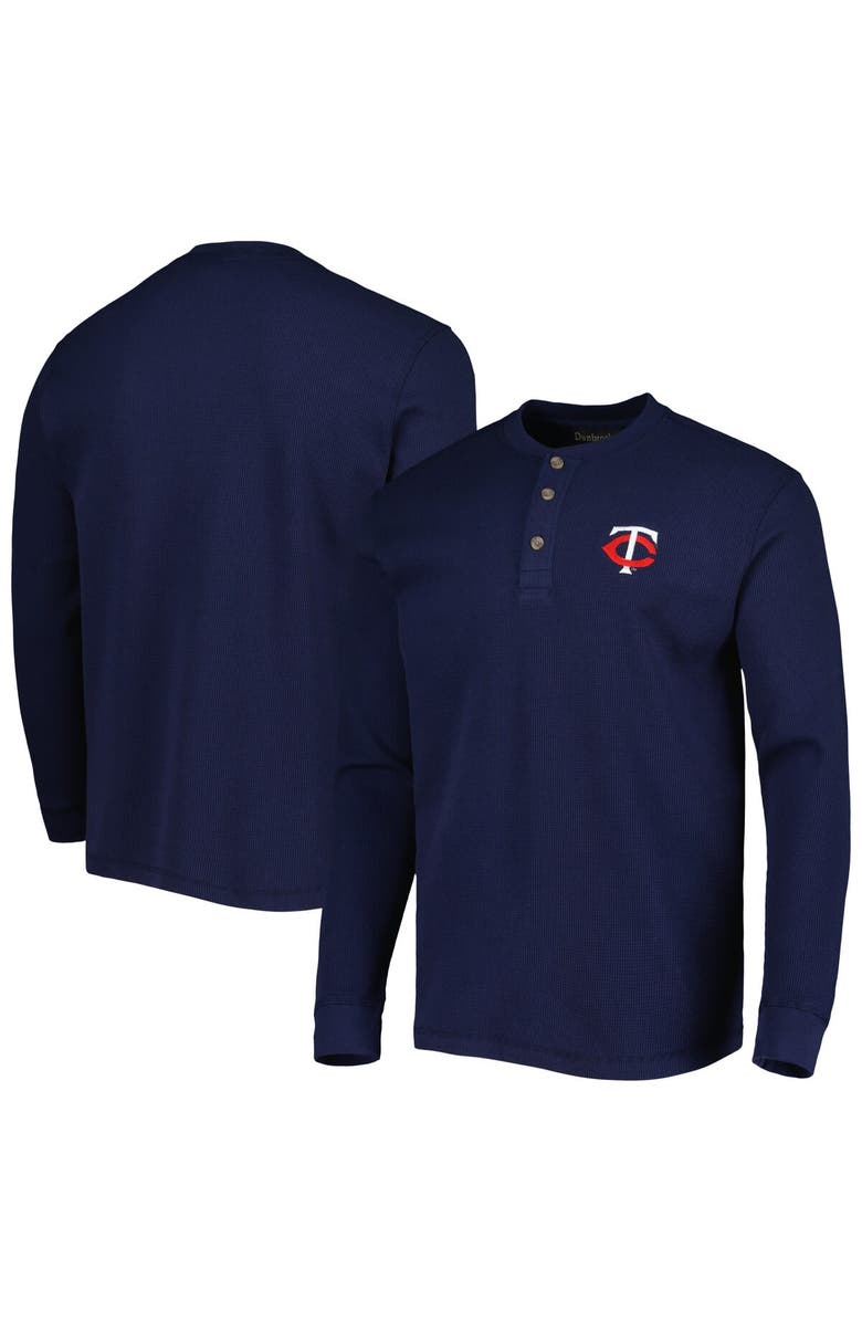 DUNBROOKE Men's Dunbrooke Minnesota Twins Navy Maverick Long Sleeve T-Shirt, Main, color, Navy