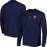 DUNBROOKE Men's Dunbrooke Minnesota Twins Navy Maverick Long Sleeve T-Shirt