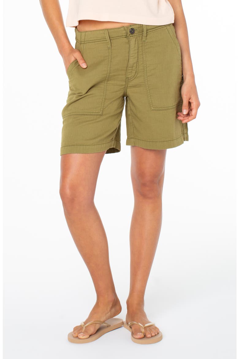 Hawaii Harbor Cotton Shorts, Main, color, AVOCADO