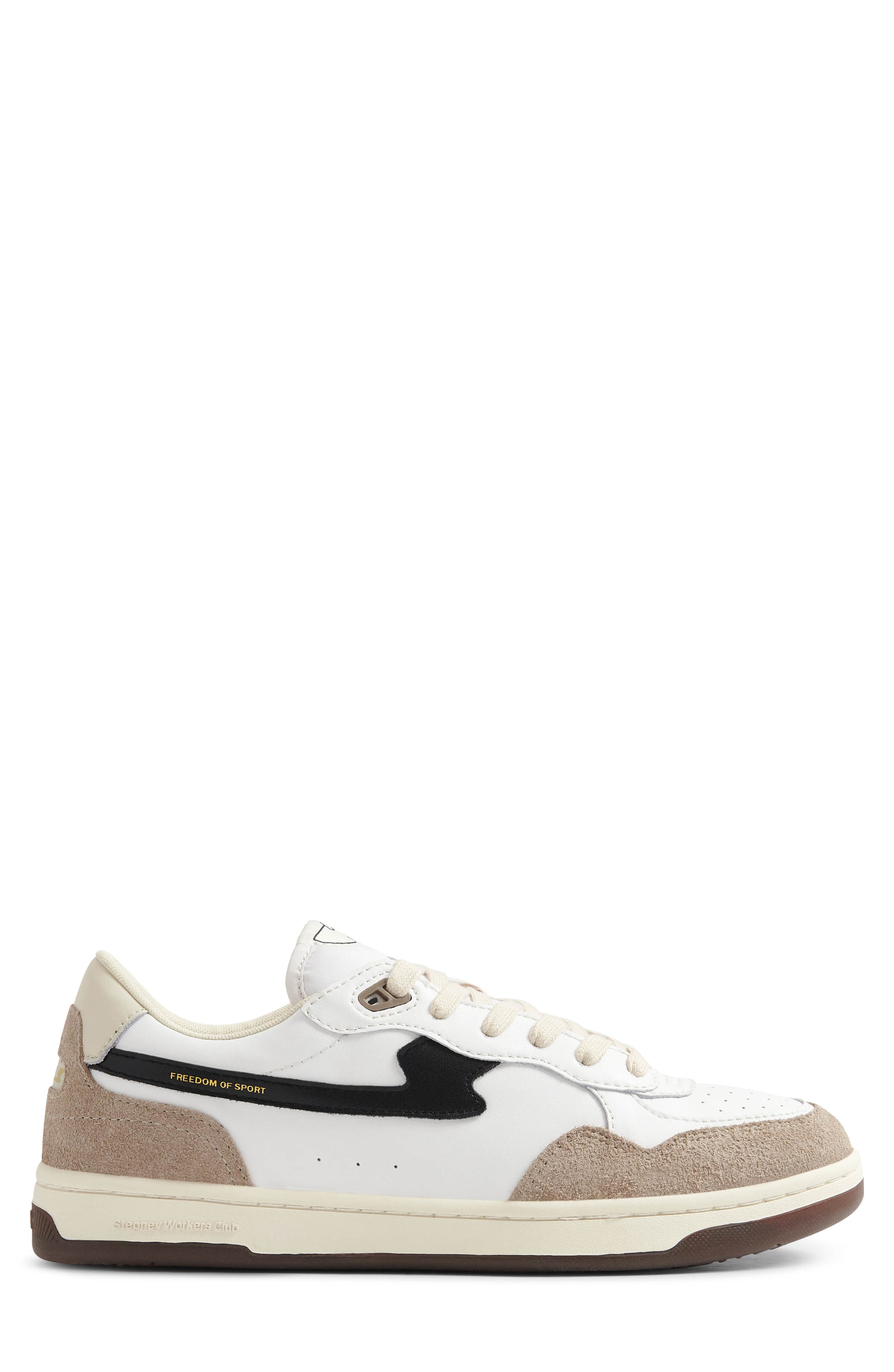 STEPNEY WORKERS CLUB Pro Cup S-Strike 01 Suede Sneaker, Alternate, color, Winter White