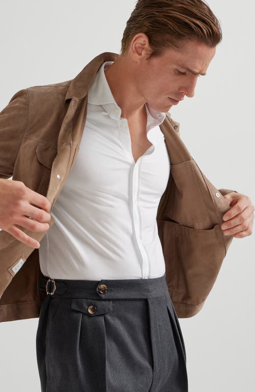 Brunello Cucinelli Basic Fit Shirt In White