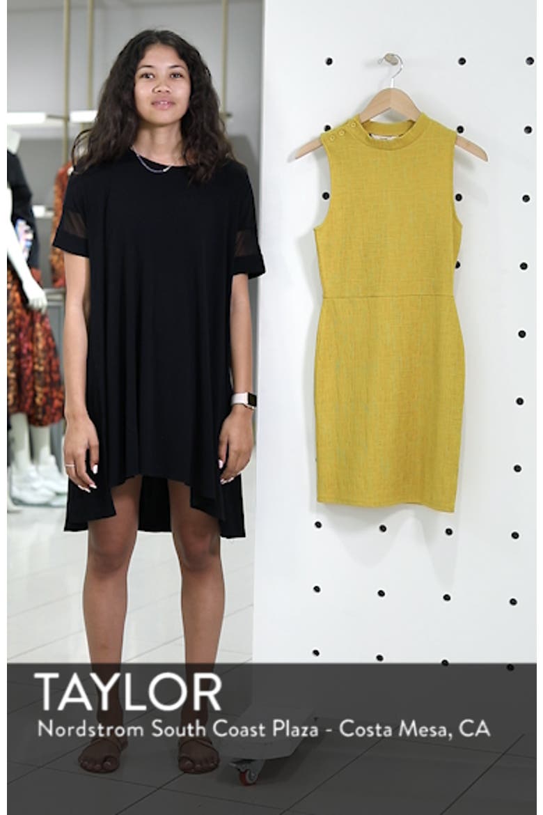BB Dakota Sleeveless Jacquard Sheath Dress video