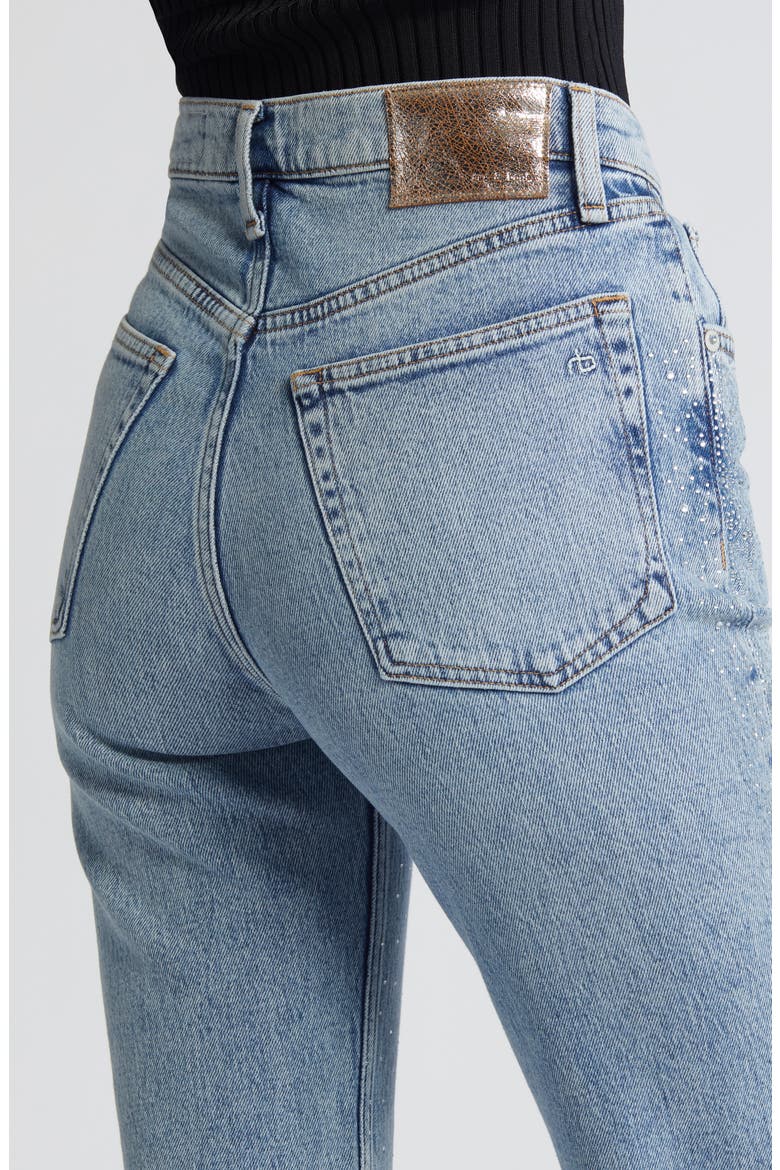 Harlow Ankle Straight Leg Jeans, Alternate, color, LYRAWJEWEL