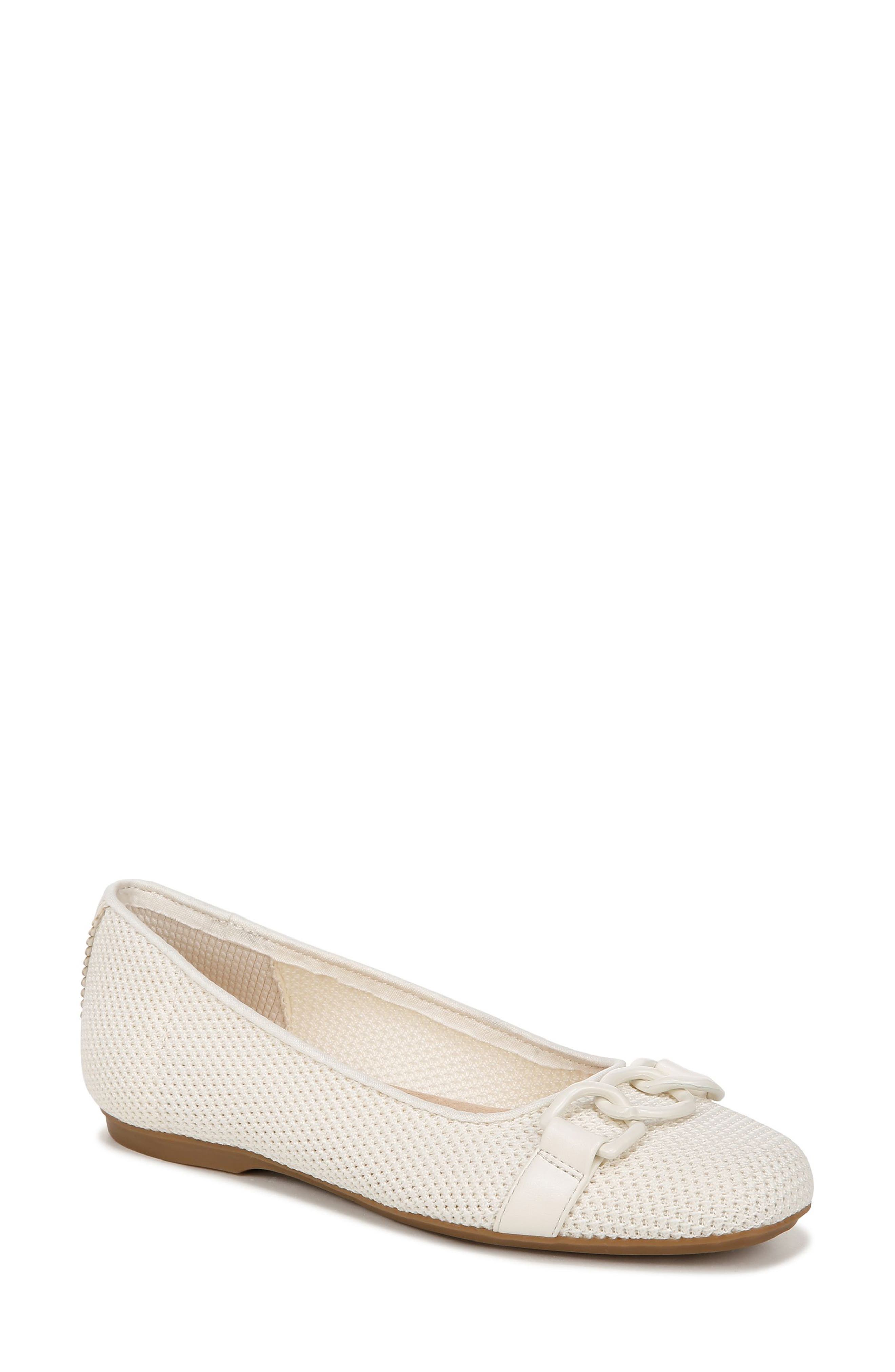 Wexley Chain Detail Flat, Main, color, OFF WHITE