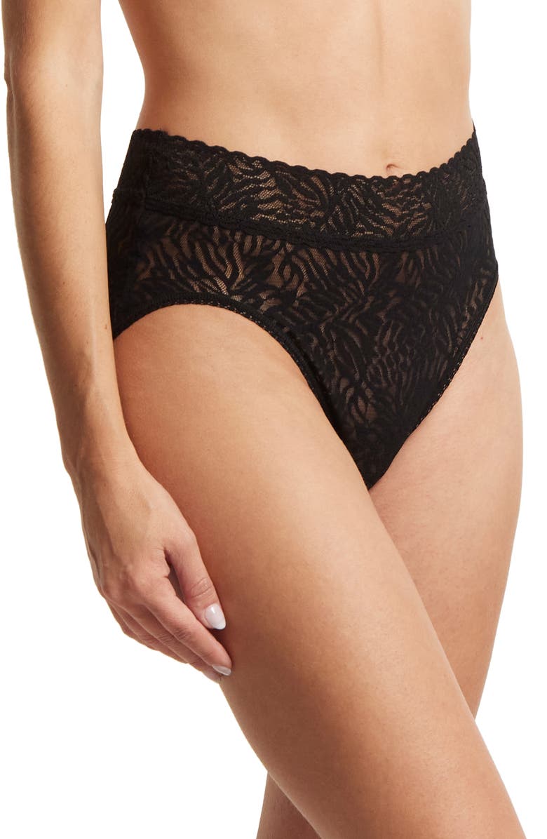 Hanky Panky Animal Mix Lace French Briefs, Alternate, color, 