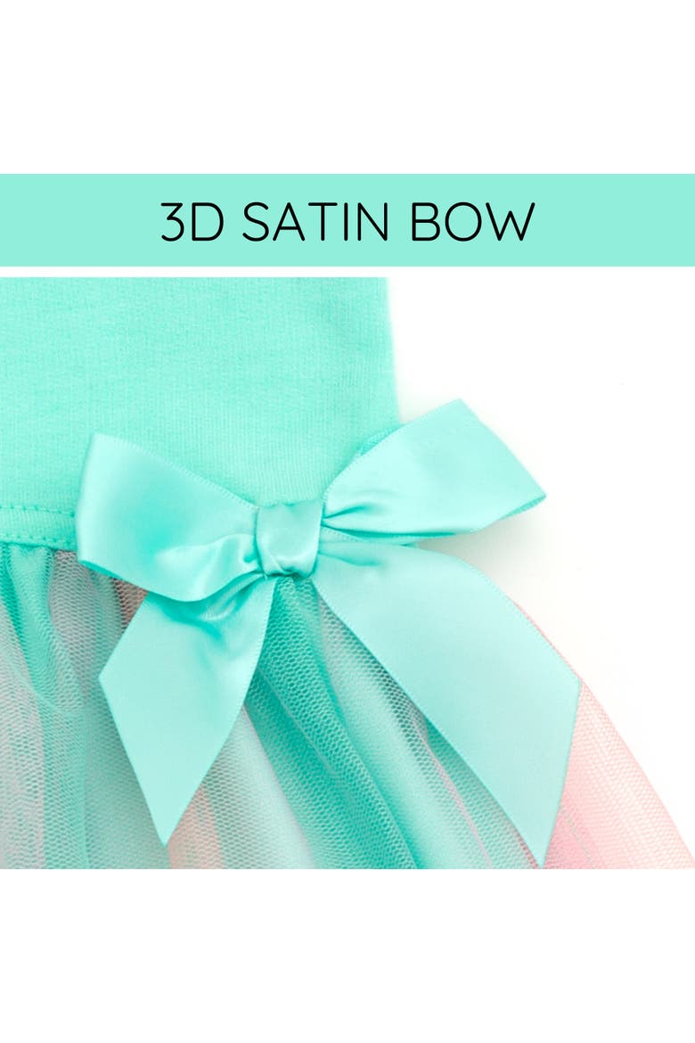 Princess Tutu Dress, Alternate, color, Ariel Aqua