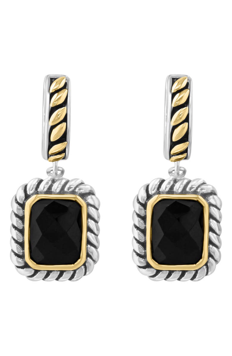 EFFY Onyx Drop Earrings, Alternate, color, Black