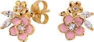 Arte Nova Jewellery Flor Rosa Earrings