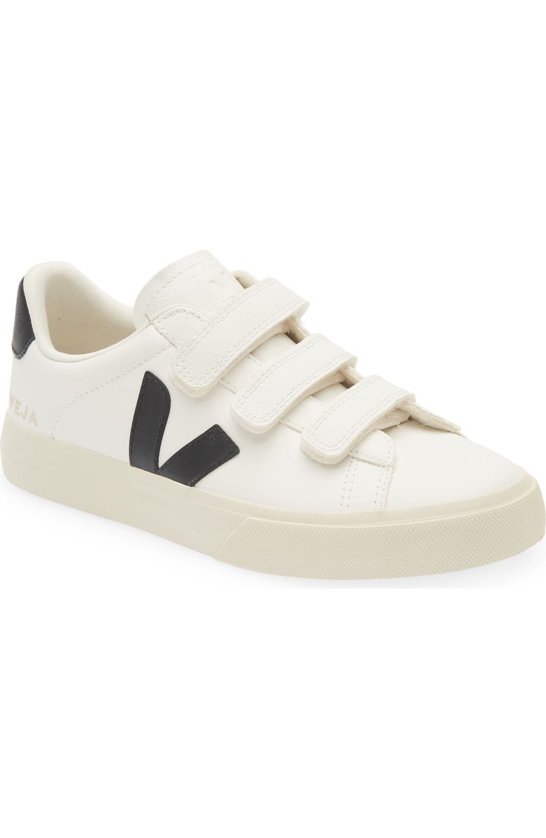 Veja Recife Logo Sneaker, Main, color, Extra-White Black