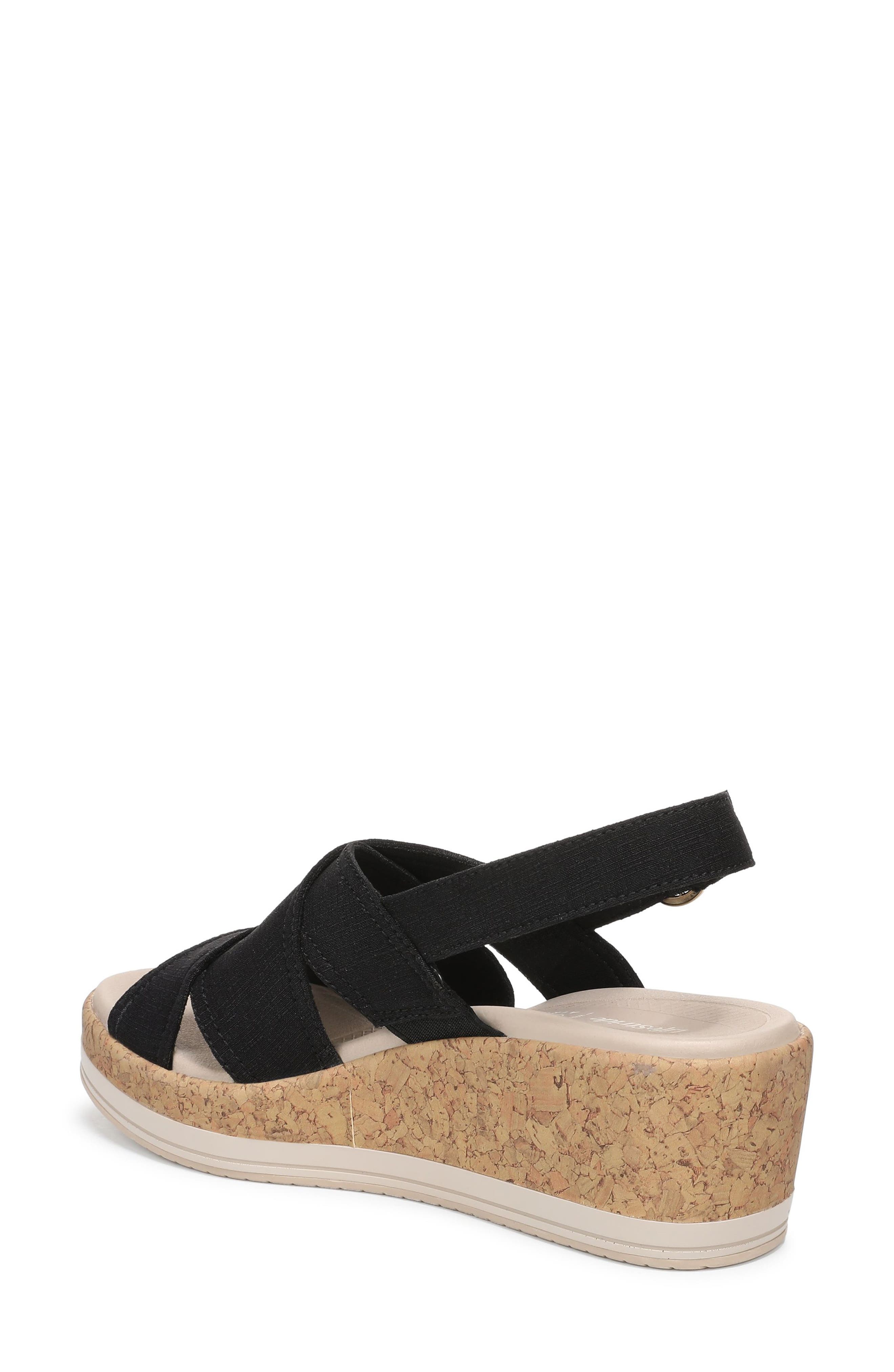 LifeStride Rye Slingback Sandal - Wide Widths Available, Alternate, color, Black