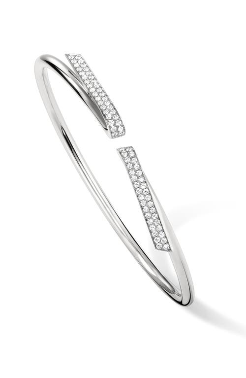 HEARTS ON FIRE HEARTS ON FIRE INSIDE OUT SPIRAL DIAMOND FLEXIBLE BANGLE