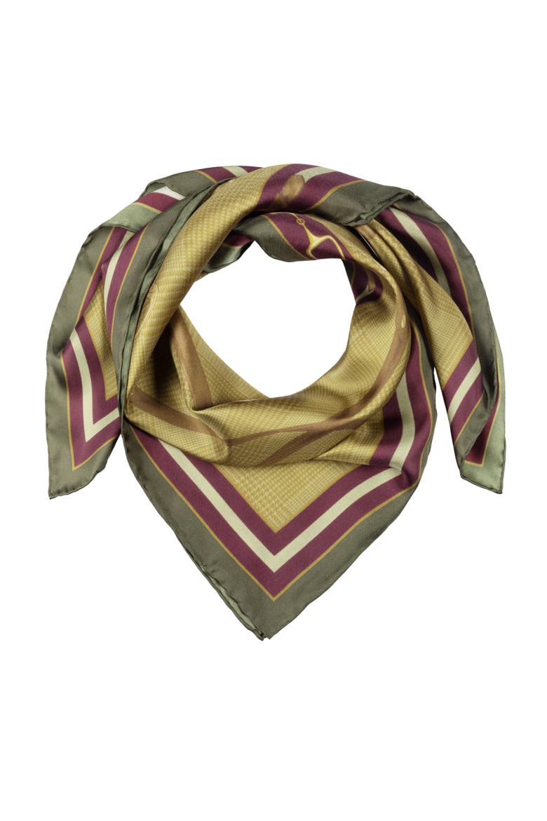 equestrian with glenplaid square, Alternate, color, brown